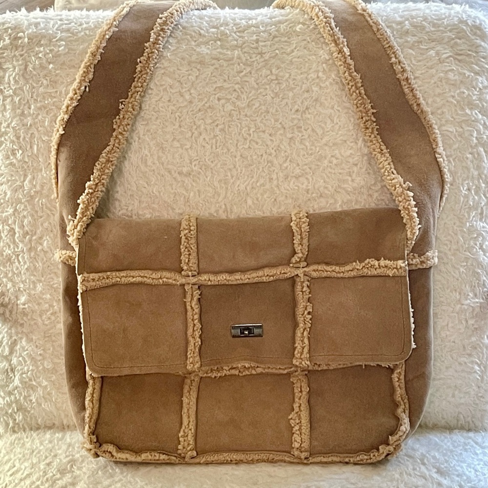 Free People ~ Spokane Patched Messenger Bag ~ NWOT